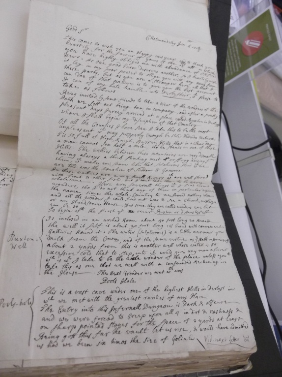 Letter from John Egerton to Reverend John Pointer
